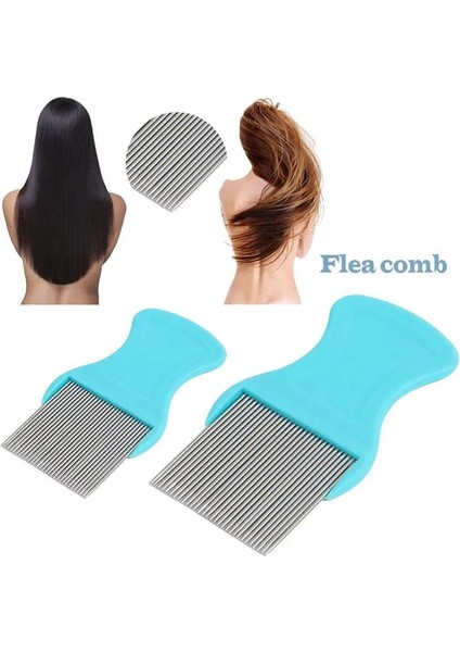 Rastgele Renk Saç Biti Tarak Fırçalar Terminatör Ince Yumurta Tozsuz Temizleme Paslanmaz Çelik Tarak Salon Şekillendirici Aracı Kadın Kız (Yurt Dışından)