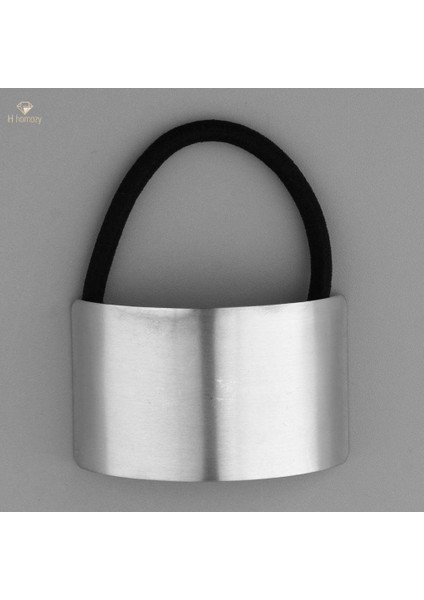 8xhair At Kuyruğu Halka Kapak Metal Manşet Sarma Tutucu Elastik Halat Bant Gümüş (Yurt Dışından) fiyatları