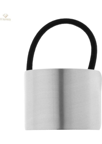 8xhair At Kuyruğu Halka Kapak Metal Manşet Sarma Tutucu Elastik Halat Bant Gümüş (Yurt Dışından) modelleri