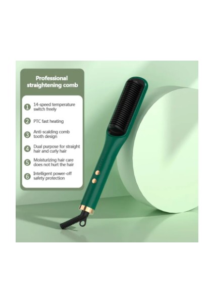 Yeni (Orijinal) 909 Fırça Kızlar Için Saç Düzleştirici Fırçası Tarak Stili / Saç Şekillendirici Saç Tarak Fırçası, Sıcaklık Ayarı 130 °c Ila 200°C OG28 (Yurt Dışından) fiyatları