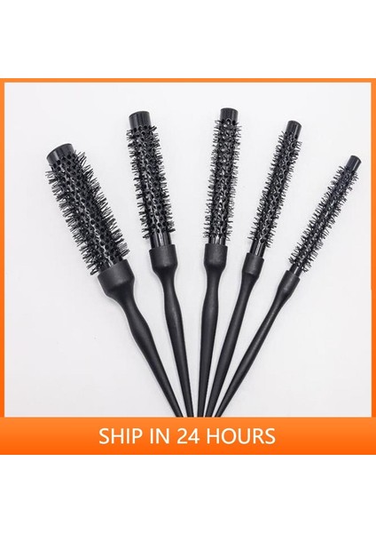 Profesyonel 1/4 Adet Siyah Yuvarlak Saç Tarak Naylon Tarak Tüp Yuvarlak Tarak Kuaförlük Saç Maşası Fırçaları Şekillendirici Araçları 2 # (Yurt Dışından) fiyatları