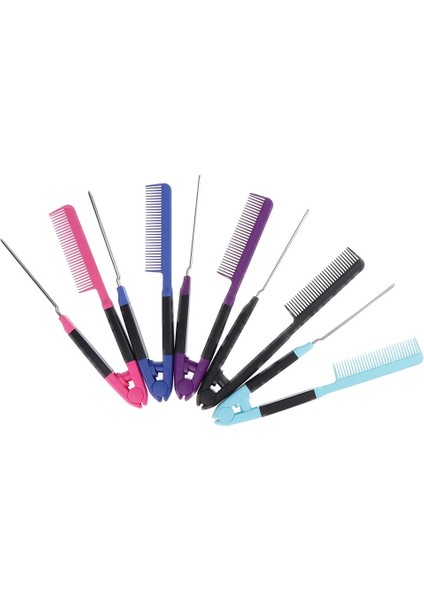 Tarak Düzleştirici Antistatik Katlanabilir Cep Kuaförlük Fırçaları Vurgulama Tarağı Bölümleme Taraklar (Yurt Dışından)