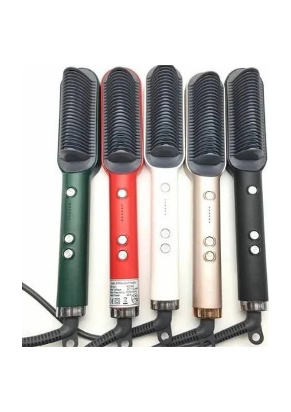 (Orijinal) 909 Fırça Saç Düzleştirici Fırçası Kızlar Için Tarak Stili / Saç Şekillendirici Saç Tarak Fırçası Sıcaklık Ayarlı (Yurt Dışından) fırsatları