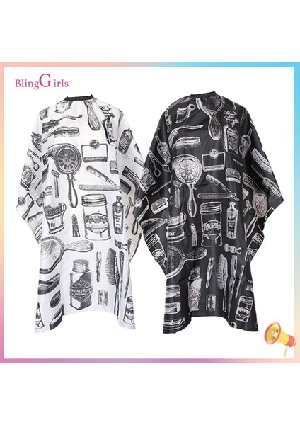 Kuaförlük Elbisesi Toz Geçirmez Profesyonel Saç Kesme Pelerini (Yurt Dışından)