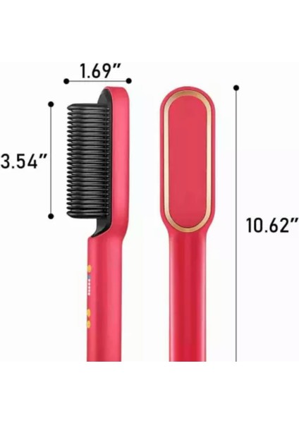 Kızlar ve Kadınlar Için Elektrikli Profesyonel Saç Düzleştirici Fırça Veya Tarak (Yurt Dışından) fiyatları