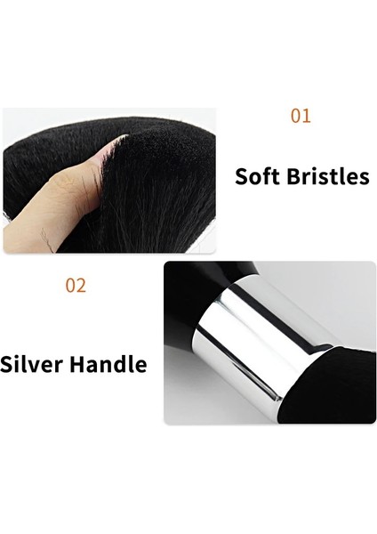 Kapper Temizleme Haarborstel Haar Süpürme Borstel Zachte Vezels Hals Gezicht Silgi Fırçası Kapper Aksesuarları Gereedschap (Yurt Dışından) fiyatları