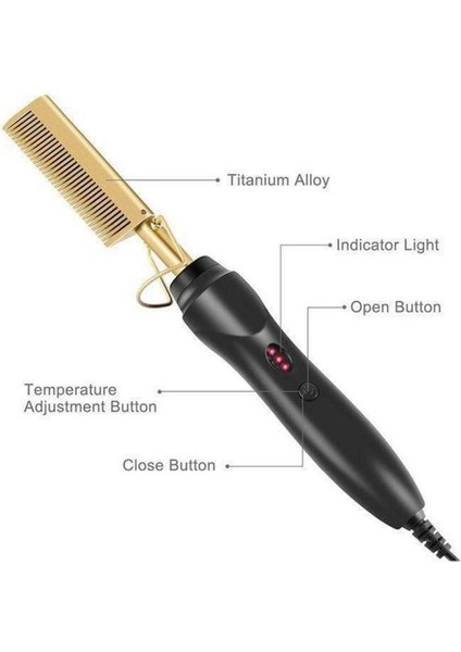 Altın Seramik Profesyonel Pres Tarağı (Yurt Dışından) fiyatları