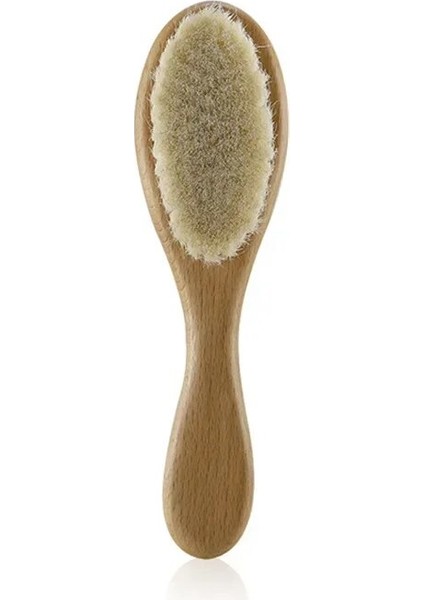 Yenidoğan Bebek Ahşap Fırça Bebek Doğal Yün Tarak Yenidoğan Saç Fırçası Bebek Kafa Doğum/vaftiz/doğum Günü Bebek Duş Hediyesi (Yurt Dışından) indirimleri