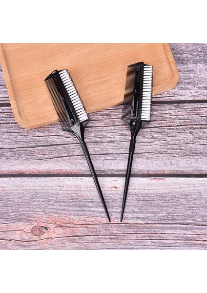 Profesyonel Kuaförlük Çift Taraflı Renklendirme Taraklar Saç Rengi Fırça Saç Aletleri (Yurt Dışından)