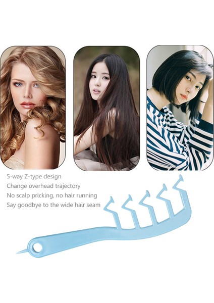 Taşınabilir Z Şekli Saç Yarık Tarak Salon Fırça Şekillendirici Kuaförlük Güzellik Adam Kadınlar Için Saç Dökülmesini Azaltmak Araçları (Yurt Dışından) modelleri