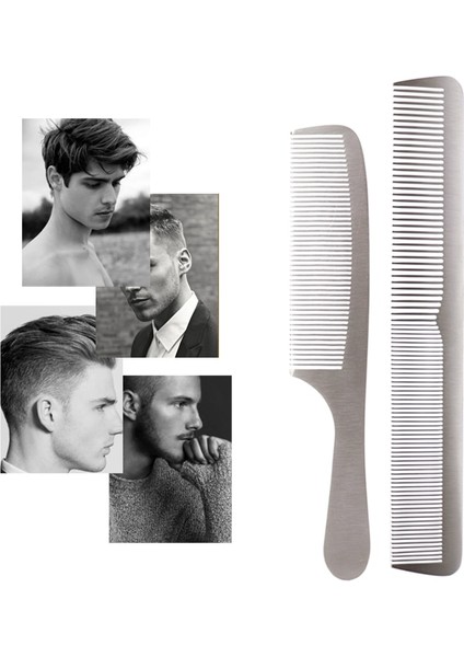 Yüksek Kaliteli Paslanmaz Çelik Gümüş Metal Berber Tarağı Kuaförlük Salonu Saç Kesme Tarağı Erkekler ve Kadınlar Için (Yurt Dışından) fiyatları