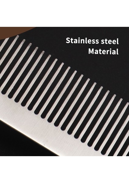 Yüksek Kaliteli Paslanmaz Çelik Gümüş Metal Berber Tarağı Kuaförlük Salonu Saç Kesme Tarağı Erkekler ve Kadınlar Için (Yurt Dışından) fırsatları