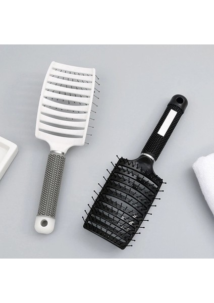 Saç Fırçası Statik Geçirmez Makyaj Tarak Moda Şık Saç Fırçası Tarak Salon Kuaförlük Araçları Aksesuarları Kadın (Yurt Dışından) fırsatları