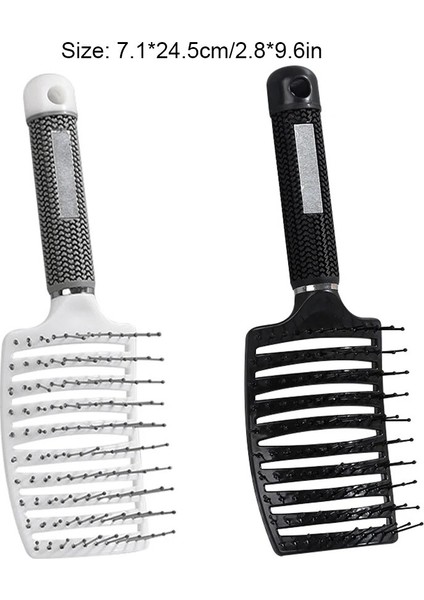 Saç Fırçası Statik Geçirmez Makyaj Tarak Moda Şık Saç Fırçası Tarak Salon Kuaförlük Araçları Aksesuarları Kadın (Yurt Dışından) indirimleri