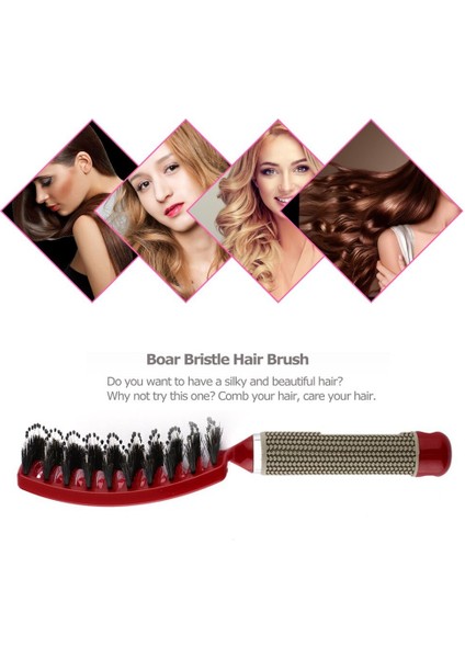 Yeni Saç Fırçası Sihirli Saç Tarak Dolaşık Açıcı Saç Fırçası Detangle Bit Masaj Tarak Kadın Arapsaçı Kuaförlük Salon Şekillendirici Araçları (Yurt Dışından)