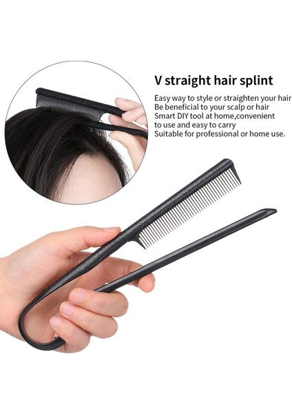 Kadınlar Için Faydalı Araçlar Saç Şekillendirici Saç Düzleştirici Salon Tarak Kuaförlük Pürüzsüz Aracı (Yurt Dışından)