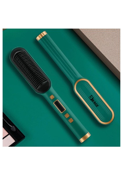 (909 Saç Düzleştirici) Sıcak Saç Düzleştirici Fırçası Kadın Saç Şekillendirici (Yurt Dışından) fırsatları