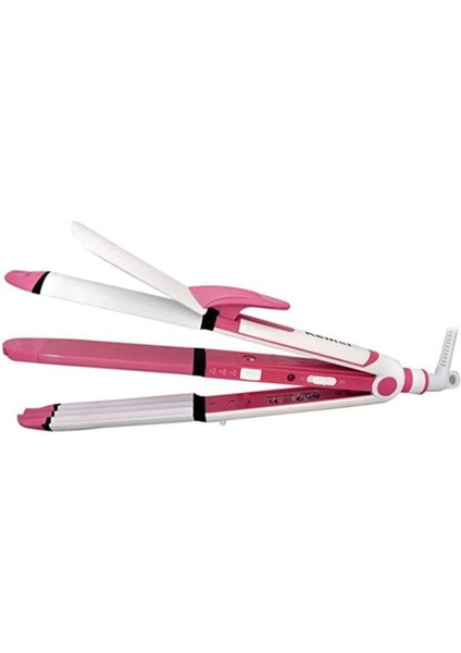 KM-1291 3'ü 1 Arada Saç Düzleştirici (Yurt Dışından)