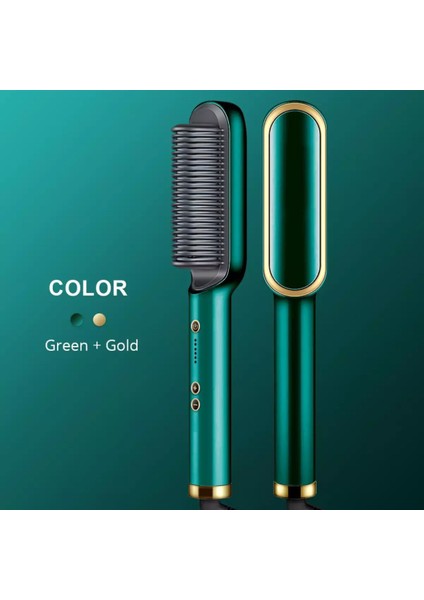 Kızlar / Kadınlar Için Elektrikli Profesyonel Saç Düzleştirme Fırçası - Hızlı Isıtma, Otomatik Kapanma (Yurt Dışından) fiyatları