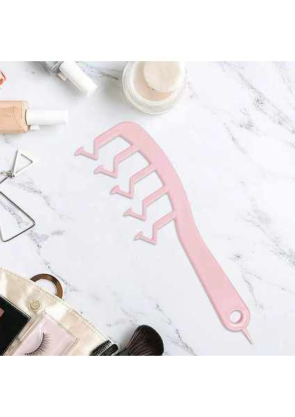 Adet Z-Şekilli Saç Boşluğu Kadın Kıvırcık Saç Fırçaları Tüylü Saç Kuaför Tarak Pro Salon Şekillendirici Araçları Doğal Görünmez Saç Dikiş (Yurt Dışından)