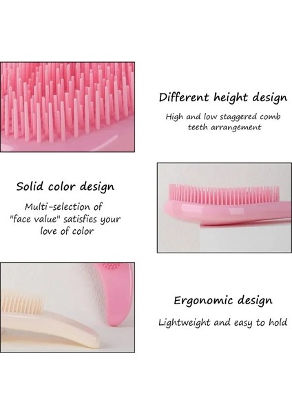 Bebek Saç Tarak Çocuklar Dolaşık Açıcı Saç Fırçaları Nazik Anti-Statik Fırça Arapsaçı Islak Kuru Kıl Kolu Arapsaçı Kıvırcık Salon Saç Taraklar (Yurt Dışından) indirimleri