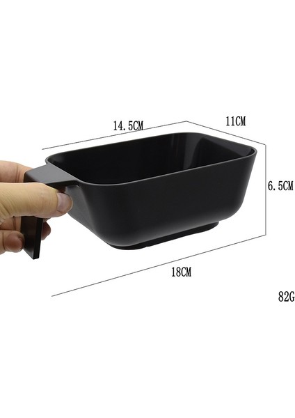 Berber Dükkanında Saç Boyama Kasesi Çok Fonksiyonlu Renk Karıştırma Kabı Diy Yüz Maskesi Karıştırma Kabı Saç Soyunma Aracı Siyah (Yurt Dışından)