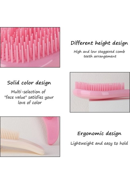 【sıcak Indirim】 Taşınabilir Saplı Saç Tarak Anti Statik Masaj Saç Fırçası Detangle Duş Masaj Saç Fırçası Tarak Salon Saç Şekillendirici Araçları (Yurt Dışından) fiyatları