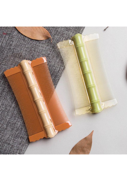 Saç Nit Taraklar Çift Taraflı Taşınabilir Çocuklar Yetişkinler Için Dayanıklı Bit Taraklar Yeşil Için Bit Temizleme Tarağı (Yurt Dışından)