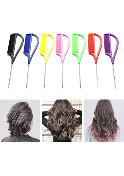 Parça Profesyonel Stilist Tarak Karbon Fiber Sivri Kuyruk Saç Fırçası Anti-Statik Saç Tarağı (Yurt Dışından) fiyatları