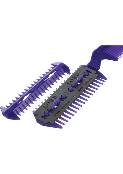 Jınmy 3x Metal Bıçaklı Tıraş Makinesi Plastik Saç Tarak Kesici Giyotin Mor (Yurt Dışından) indirimleri