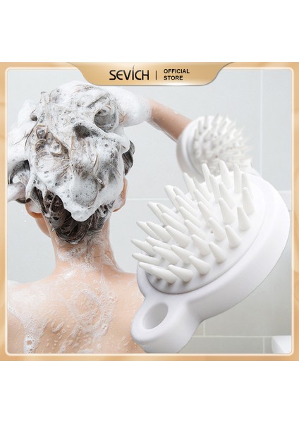 Sevıch Saç Şampuanı Tarak Silikon Kafa Masaj Fırçası (Yurt Dışından) fiyatları