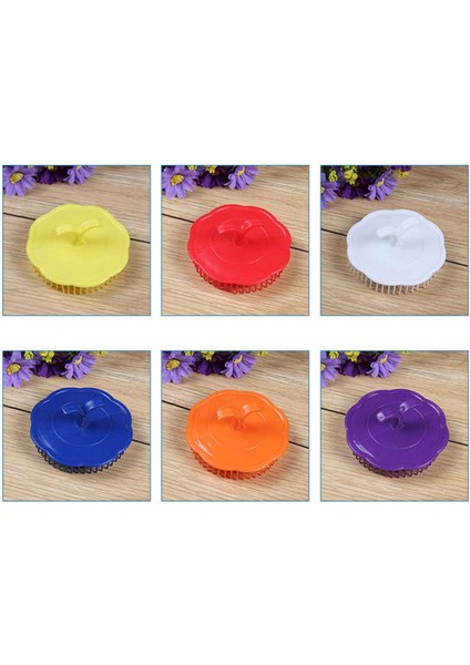 Taşınabilir Cep Saç Tarak Yuvarlak Saç Fırçası Shambrush Saç Derisi Masaj Tarağı (Yurt Dışından)