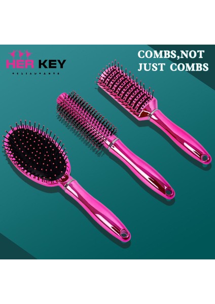 Yeni Saç Derisi Masaj Tarak Hava Yastığı Saç Fırçası Naylon Kadın Islak Kıvırcık Detangle Saç Fırçası Salon Kuaförlük Şekillendirici Araçları (Yurt Dışından)