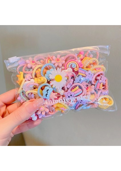 10/20 Adet/takım Yeni Sevimli Karikatür Bantlar Kızlar Elastik Saç Bantları Saç Aksesuarları Çocuklar Için Scrunchies Şapkalar Süsler Hediye (Yurt Dışından) indirimleri