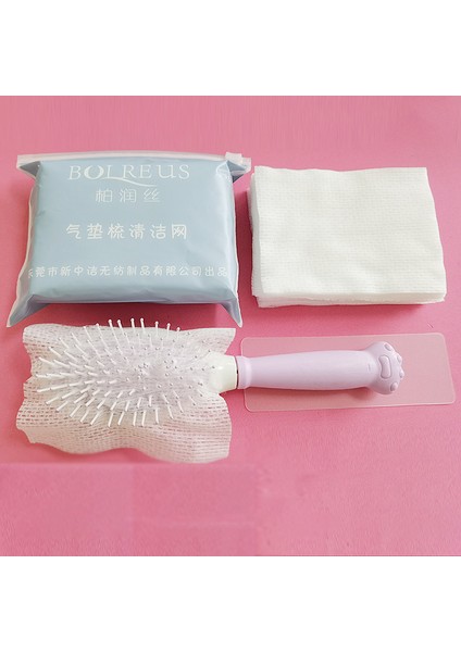 50 Adet Temizleme Ağı Saç Fırçası Tarak Hava Yastığı Pet Tarak Fırça Temizleme Kağıdı Pedi (Yurt Dışından) modelleri