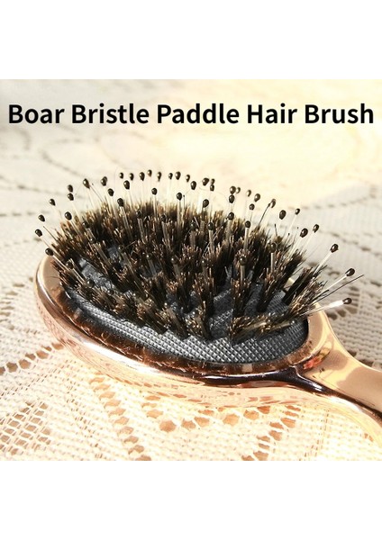 Kız Mini Saç Fırçası Altın ve Gümüş Renk Oval Tarak Saç Fırçası Anti Statik Saç Tarak Kadın Kuaförlük Masaj Tarak Fırça Saç (Yurt Dışından) fırsatları