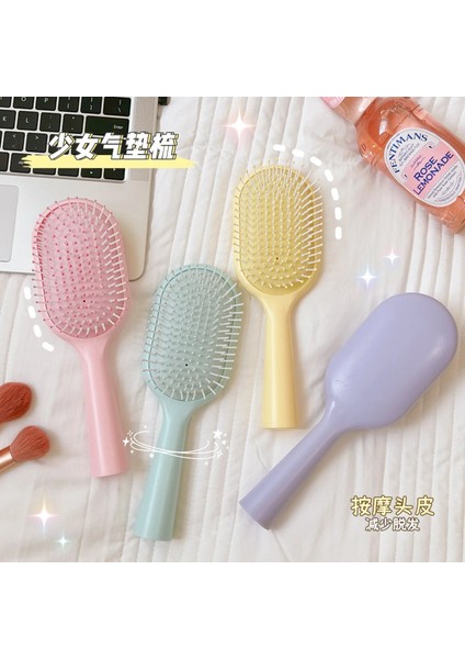 1 Adet Profesyonel Büyük Kürek Yastık Saç Fırçası Tarak Kadın Arapsaçı Kuaförlük Salonu Dolaşık Açıcı Spa Bit Masaj Tarak (Yurt Dışından)