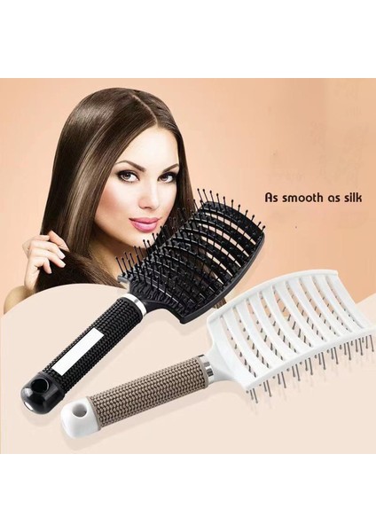 Sihirli Saç Fırçası Saç Derisi Masaj Kadın Saç Tarak Kıvırcık Islak Saç Saç Fırçası Arapsaçı Teezer Dolaşık Açıcı Saç Fırçaları Kuaförlük Araçları (Yurt Dışından)