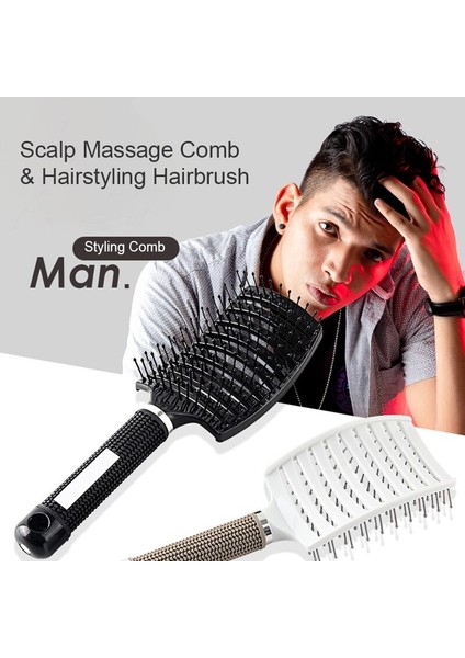 Sihirli Saç Fırçası Saç Derisi Masaj Kadın Saç Tarak Kıvırcık Islak Saç Saç Fırçası Arapsaçı Teezer Dolaşık Açıcı Saç Fırçaları Kuaförlük Araçları (Yurt Dışından) fırsatları