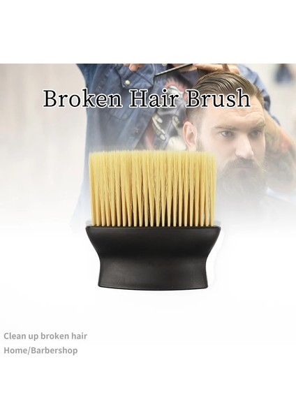 Yumuşak Berber Boyun Duster Fırça Salon Kuaförlük Saç Temizleme Için Kırık Saç Fırçası (Yurt Dışından)