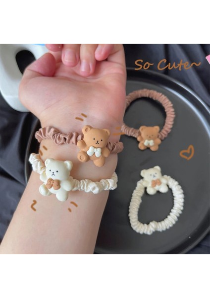 Adet/takım Sevimli Ayı Saç Elastik Bağları Karikatür Saç Halat At Kuyruğu Saç Tutucu Saç Aksesuarları Kız ve Kadınlar Için (Yurt Dışından) fırsatları