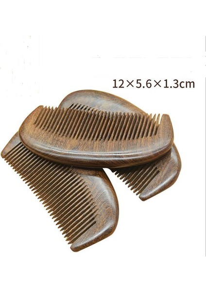 Saç Bakım Ürünleri Doğal Masaj Siyah Sandal Ağacı Saplı Saç Ahşap Taraklar Hediyelik Fırçalar (Yurt Dışından)