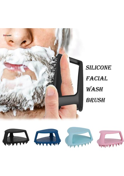 Sakal Temizleme Fırçası Silikon Bıyık Tarağı Erkekler Için Babaya Hediyeler Pembe (Yurt Dışından) modelleri