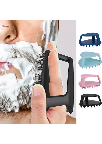 Sakal Temizleme Fırçası Silikon Bıyık Tarağı Erkekler Için Babaya Hediyeler Pembe (Yurt Dışından) fırsatları