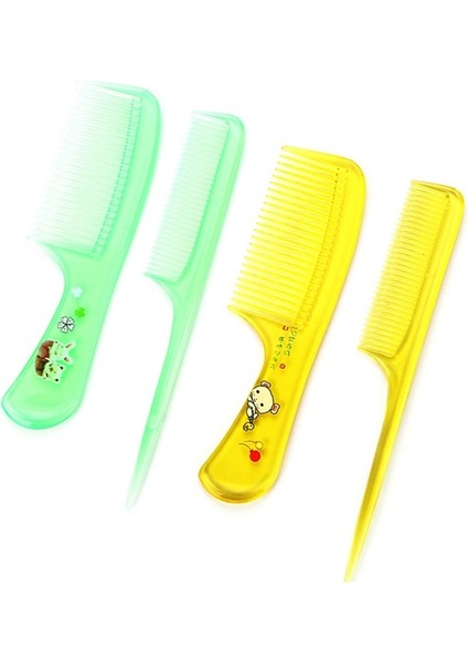 Adet/takım Bebek Fırça Tarak Sevimli Oğlan Kız Çocuklar Nazik Yumuşak Saç Fırçası Tarak Seti Yenidoğan Bebekler Plastik Anti-Statik Karikatür Tarak Setleri (Yurt Dışından) fiyatları