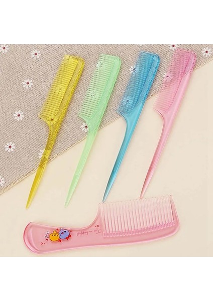 Adet/takım Bebek Fırça Tarak Sevimli Oğlan Kız Çocuklar Nazik Yumuşak Saç Fırçası Tarak Seti Yenidoğan Bebekler Plastik Anti-Statik Karikatür Tarak Setleri (Yurt Dışından) fırsatları