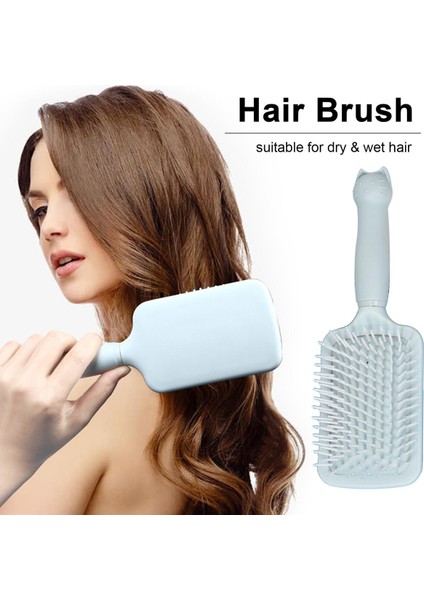 Kadın Saç Fırçası Masaj Tarak Şekillendirici Dolaşık Açıcı Saç Fırçası Dalga Sıra Fırça Salon Kuaförlük Şekillendirici Kıvırcık Düz Saç (Yurt Dışından)