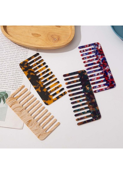 Kore Tasarım Asetat Saç Combs Renkli Kuaförlük Tarak Saç Fırçası Kadın Kızlar Için Saç Şekillendirici Aracı (Yurt Dışından) fiyatları