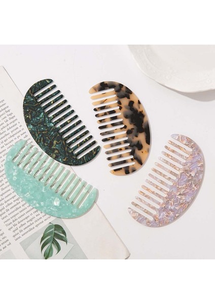Kore Tasarım Asetat Saç Combs Renkli Kuaförlük Tarak Saç Fırçası Kadın Kızlar Için Saç Şekillendirici Aracı (Yurt Dışından) fırsatları