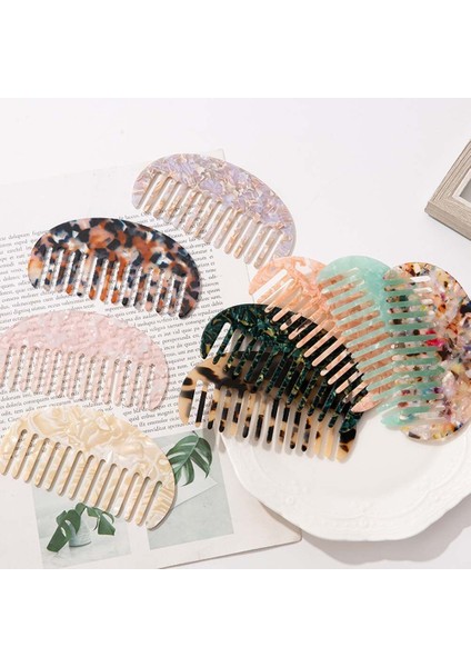 Kore Tasarım Asetat Saç Combs Renkli Kuaförlük Tarak Saç Fırçası Kadın Kızlar Için Saç Şekillendirici Aracı (Yurt Dışından) indirimleri